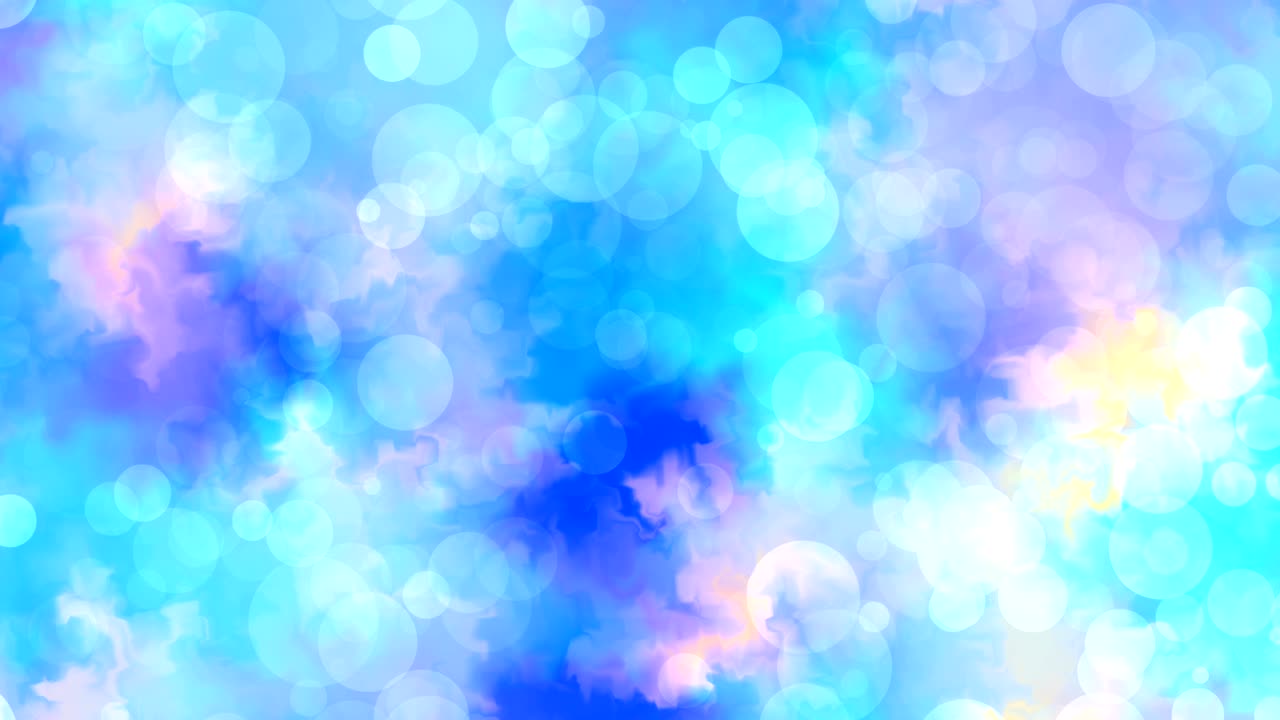 차가운 물 색의 흐름