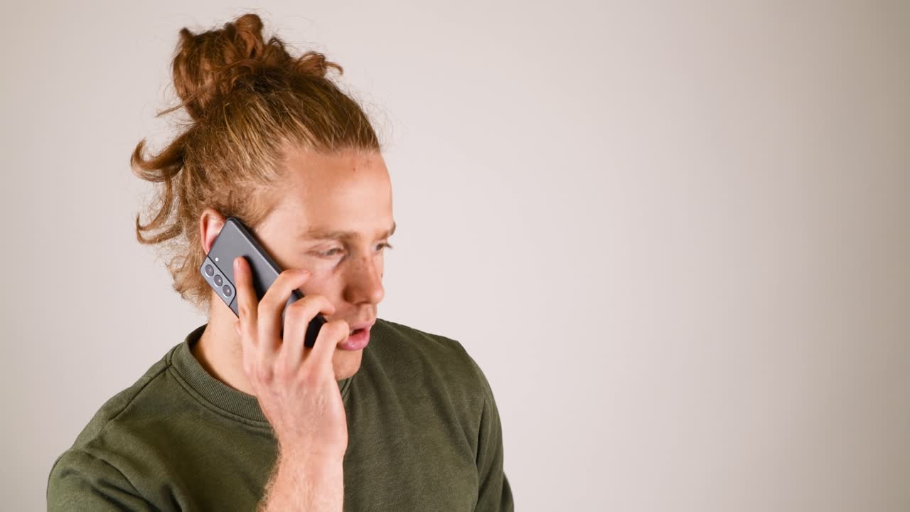 Making a phone call and receiving great news