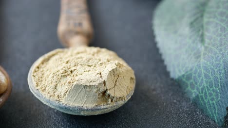 herbal supplements and powder