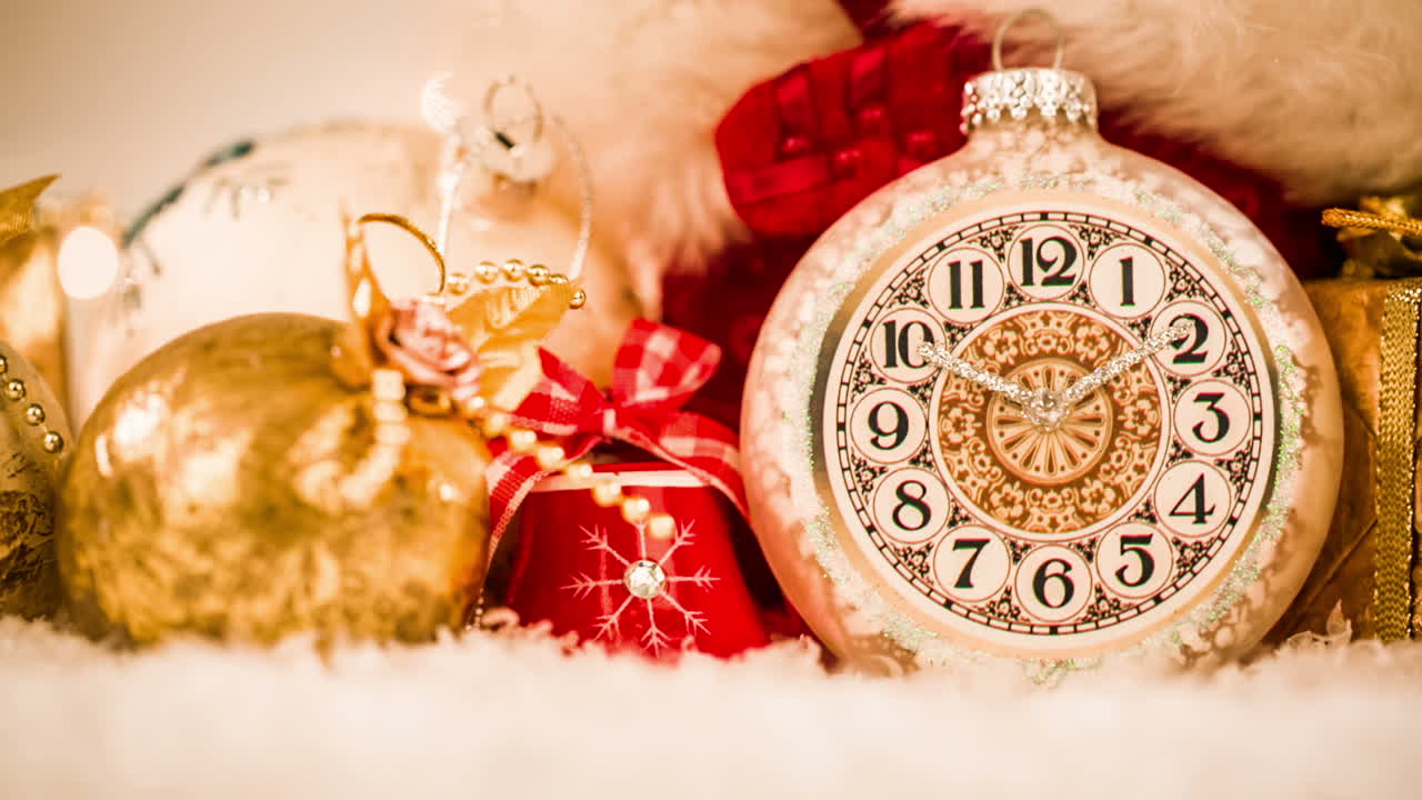 reloj de bolsillo navideño