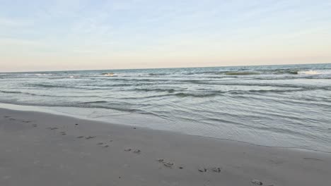 equestrian enjoys a peaceful ride along the shoreline