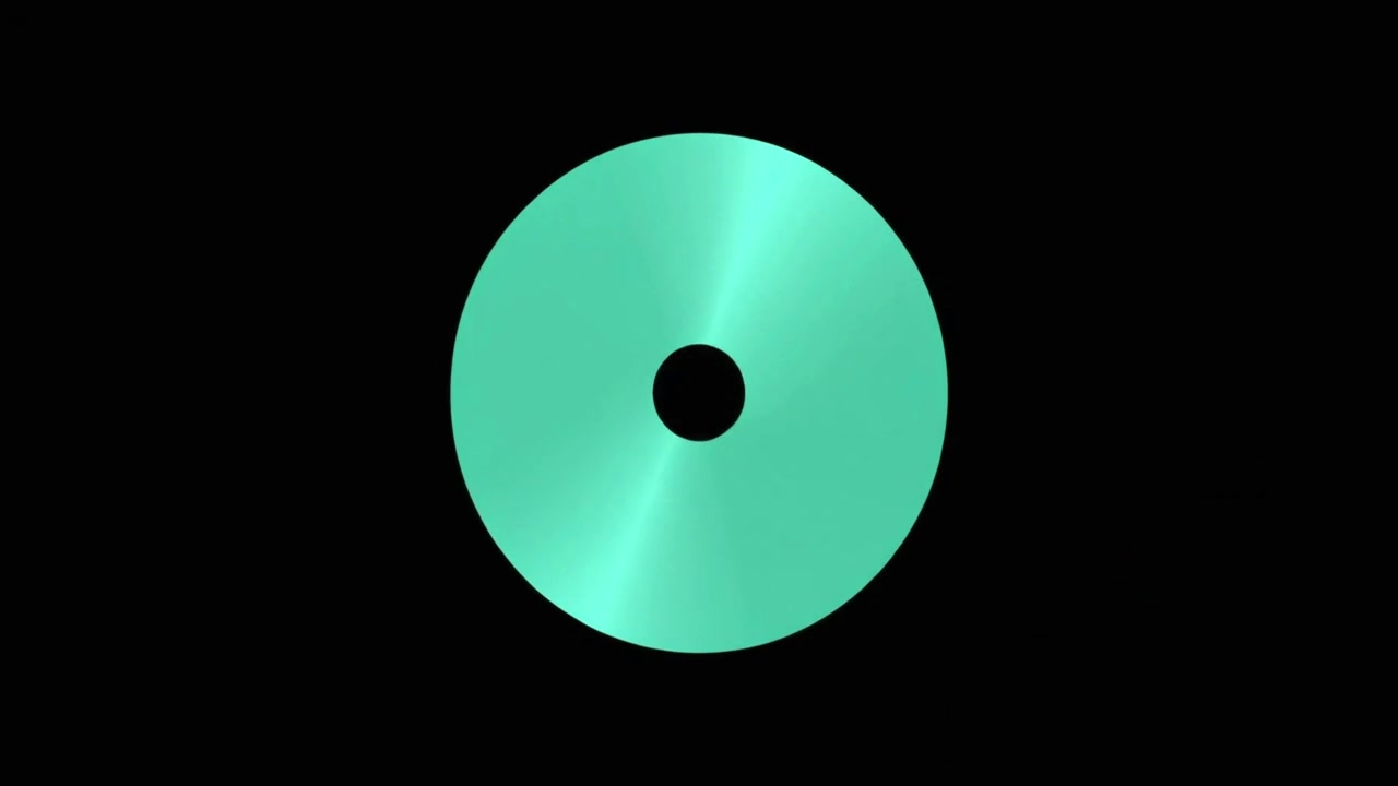 Abstract Motion Graphic Featuring Green Diagonal Lines Forming a Circle