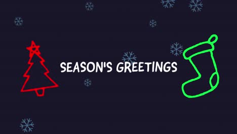 Seasons-greetings-written-on-black-background