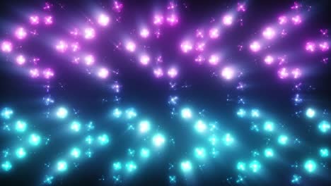 luces de neón de fondo del escenario