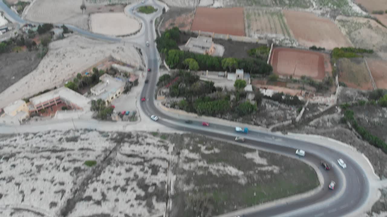 몰타, 낙사르 및 주변 지역의 공중 드론 비디오