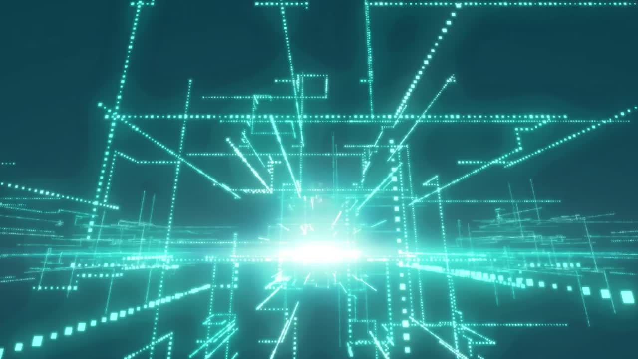 데이터 프로세싱을 통한 연결 네트워크의 애니메이션