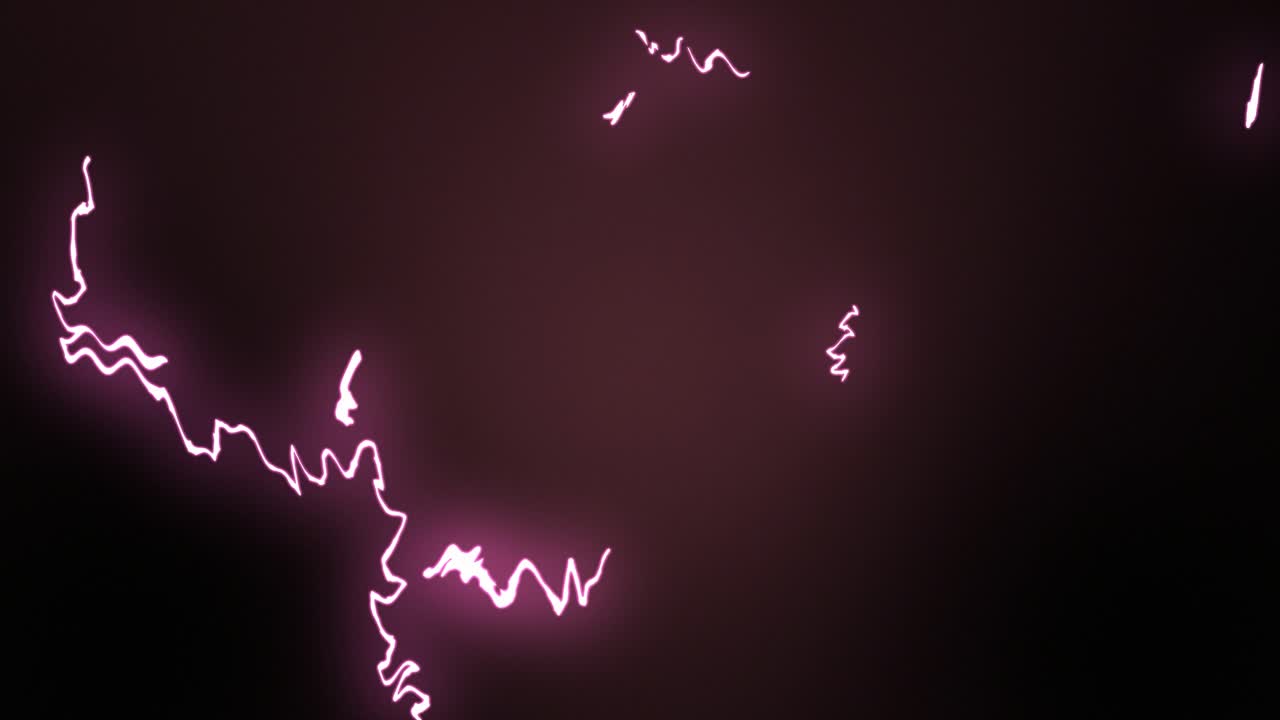 Lightning strike sparks lines animation on gradient background 3D motion graphics electricity energy visual effects voltage power thunderstorm pink magenta