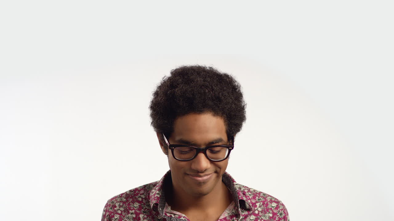 CU Young Man Drinks Coffee From a Mug