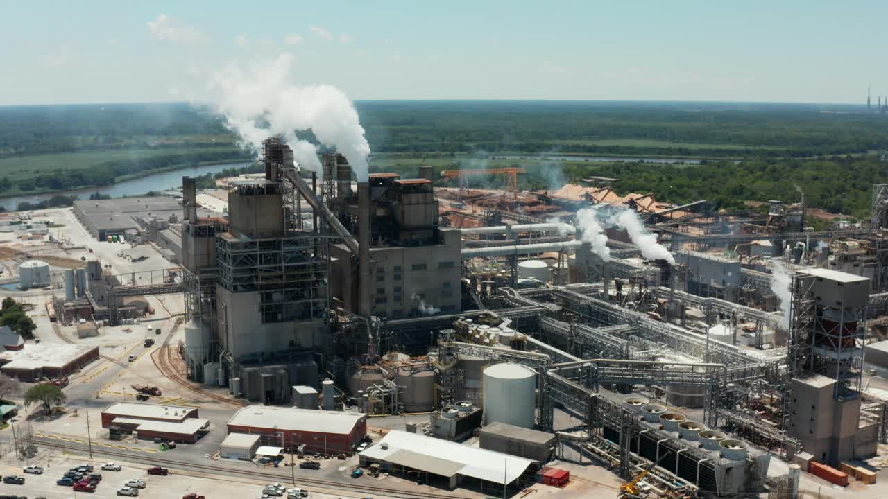 Manufacturing plant, industrial factory