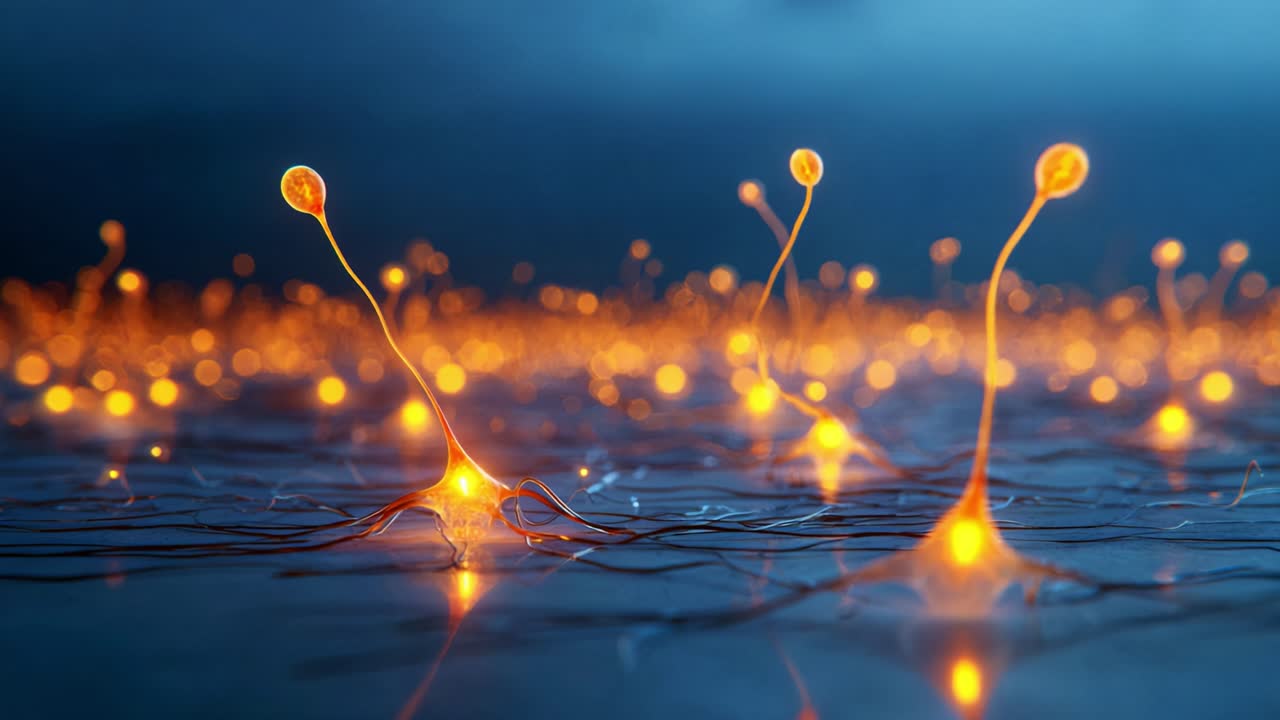 A captivating visualization of illuminated neurons showcasing intricate networks, dynamic connections, and the beauty of our neurological structures in a mesmerizing light-filled scene