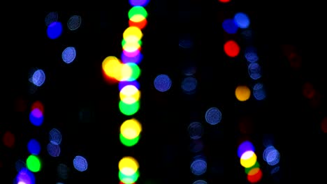 fondo de navidad abstracto con luces desenfocadas