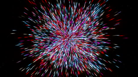 Colorful Explosion in Space