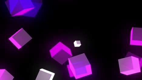 rendering de fondo 3d abstracto de formas de pirámides geométricas. animación de bucle generada por computadora. fondo moderno, diseño de movimiento sin fisuras para cartel, portada, marca, banner, cartel. 4k