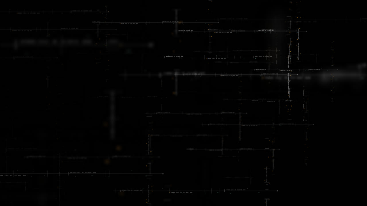 Futuristic simulation of 5G network concept, artificial intelligence quantum physic matrix particles deep learning performing analytic computational head up display loop background with alpha channel