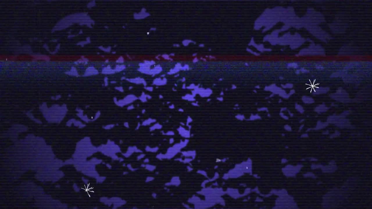 animación de aterradores murciélagos voladores de halloween sobre un fondo azul