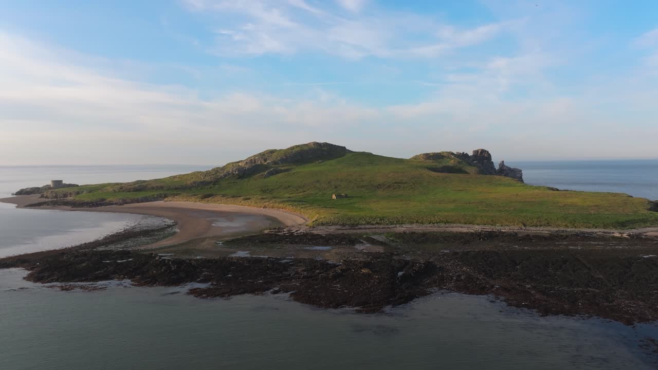 Aerial View of Ireland’s Eye and Howth Peninsula - 4K Cinematic Drone Footage 05.20