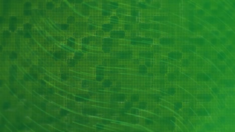 Animation-of-dots-of-connection-over-moving-green-lines