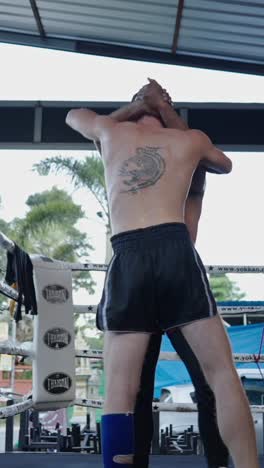 muay thai sparring