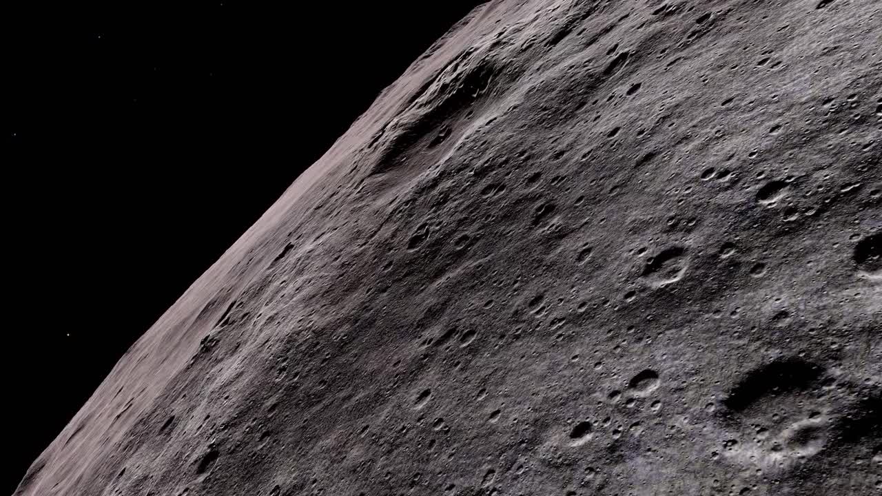 비디오를 회전하는 난쟁이 행성 표면 haumea의 멋진 클로즈업