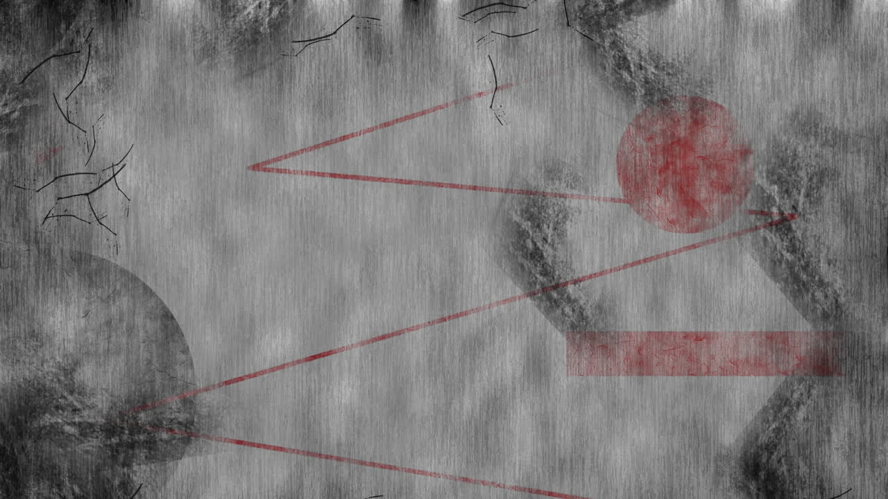 animación de formas en fondo gris