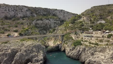 ponte ciolo or ciolo bridge in puglia, italy