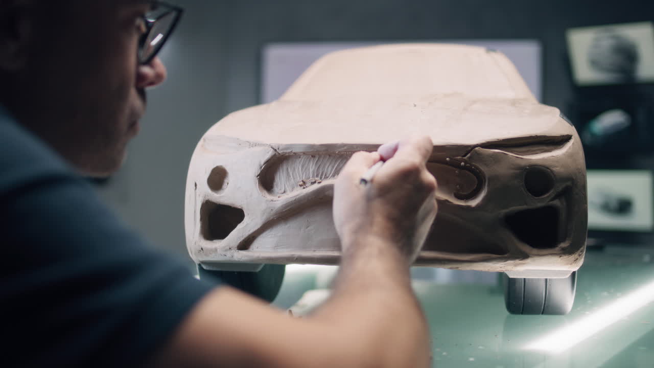 Car Design Process: Clay Modeling