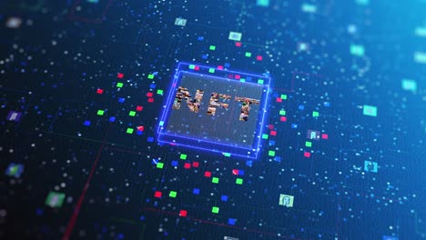 tecnología de arte criptográfico nft
