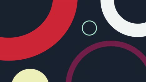 animación de formas circulares