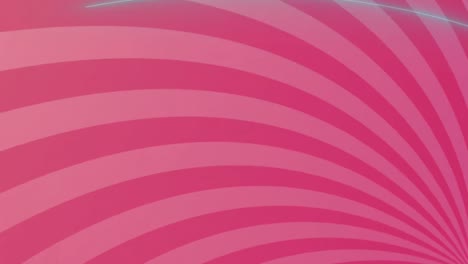 Animation-of-pink-stripes-pattern-spinning-background