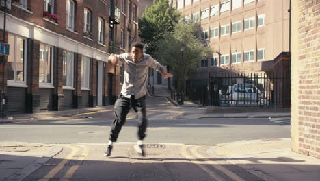 african-american-man-dancing-loop-hip-hop-dancer-in-street-performer-doing-freestyle-dance-4k