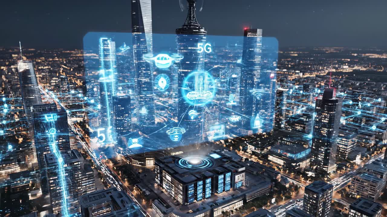 5G Smart City Digital Network Connectivity