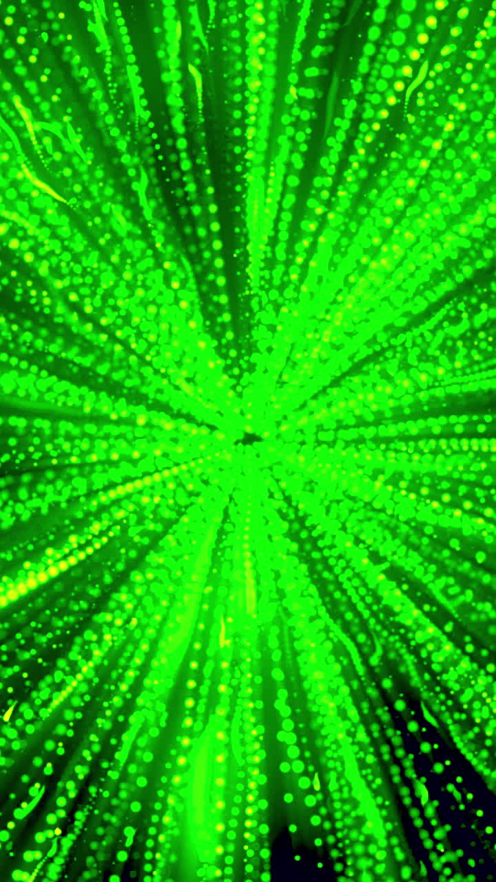 explosión de puntos verdes abstractos
