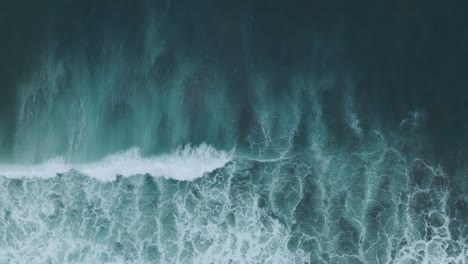 Aerial-Top-Down-Drone-view-of-Wave-Action-at-El-Sunzal-El-Salvador