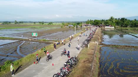 Drone-shot-of-Duathlon-Competition