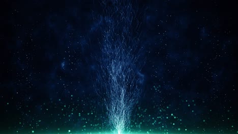 partículas de polvo abstracto luz bokeh títulos de movimiento bucle de fondo cinematográfico