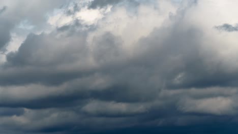 beautiful dark dramatic sky with stormy clouds time lapse before the rain