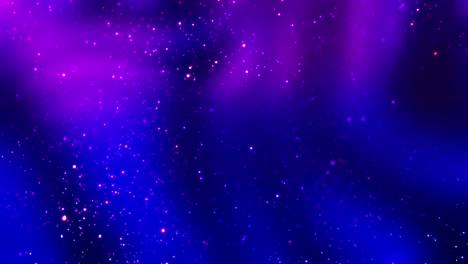 colorful glowing particles background loop