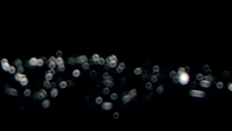 animación de alta calidad de plata de fondo de navidad abstracto borroso con luces desfocalizadas bokeh. bucle sin costuras