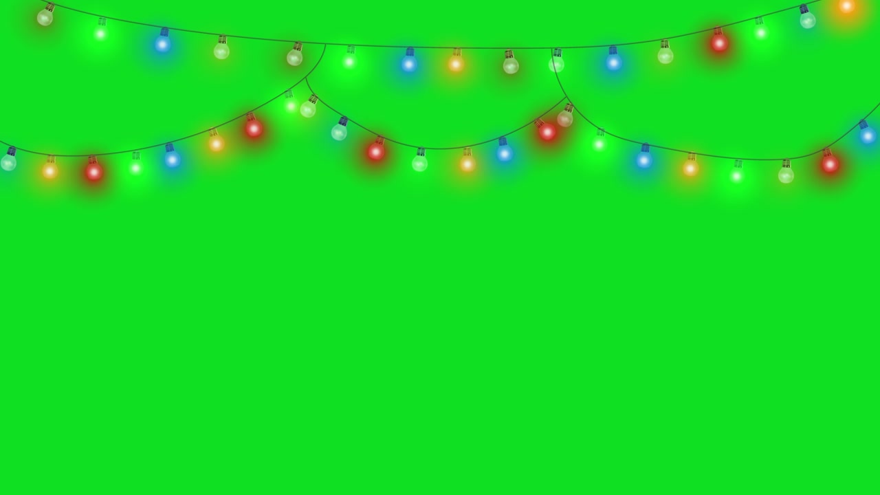 Cornice a tema natalizio con bordo di lampadine 4K 3D, luci scintillanti per feste di Natale e Capodanno