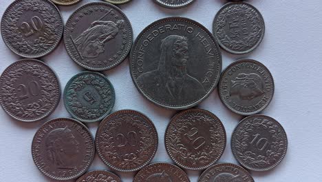 swiss old coins in rotation