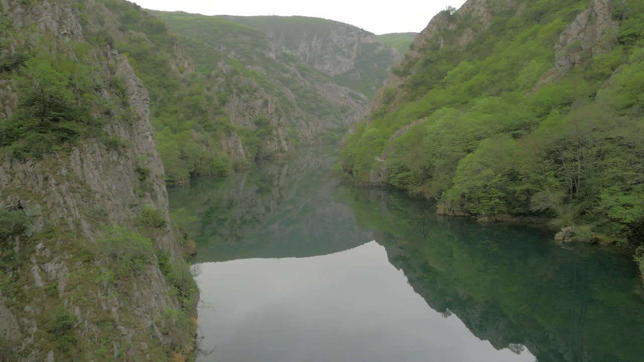 Flyfoto av Matka-kløften.