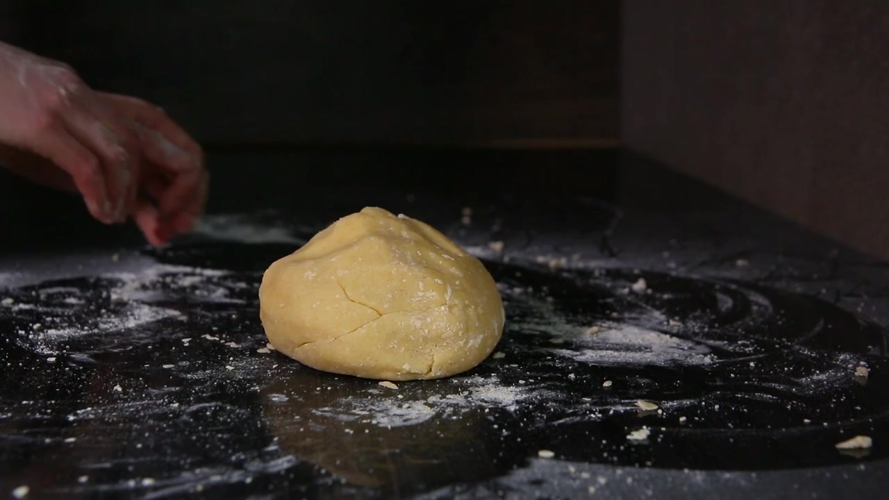 Woman chief Hands Kneading a Dough For Bakering