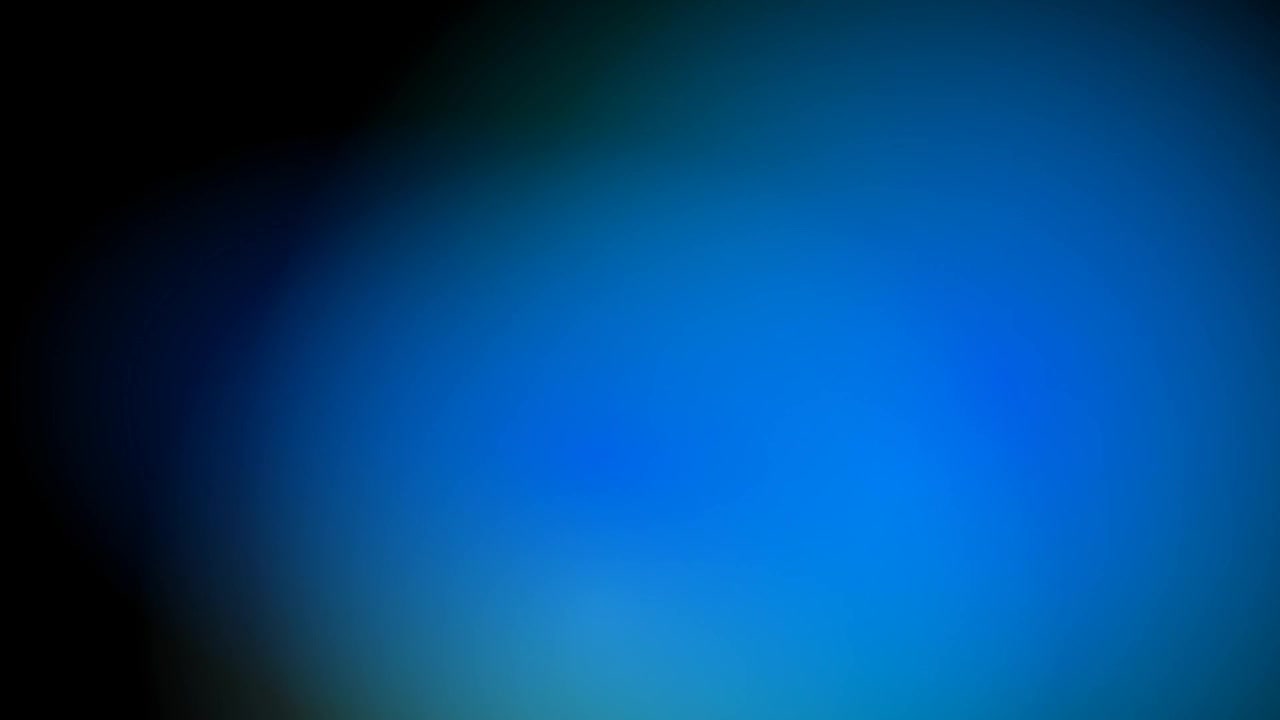 Abstract Blue Light Leaks and Bokeh Background