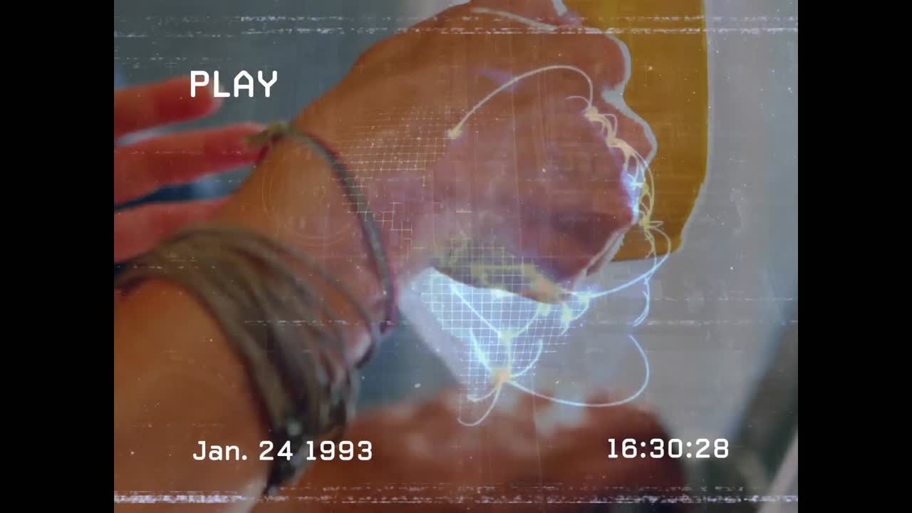 animación de interferencia y mundo sobre diversos hombres de negocios