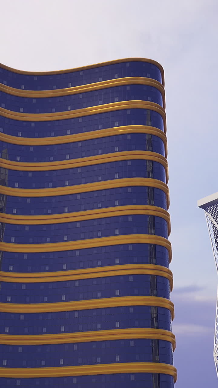 Modern architecture featuring unique building designs in urban landscape