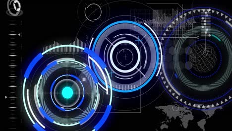 Animation-of-scopes-scanning-and-data-processing-on-digital-screen