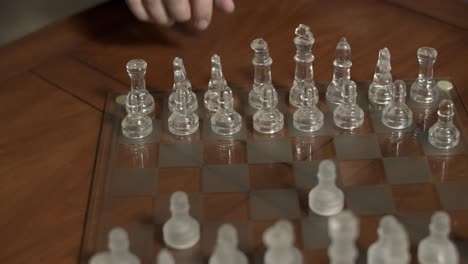 Close-Up-of-a-Chess-Move