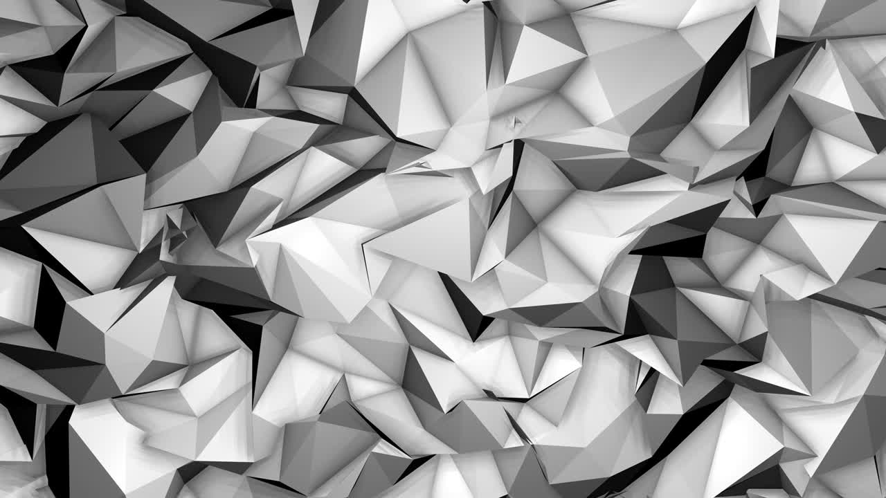 fondo triangular blanco con bucle bajo