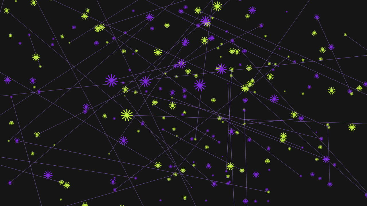 검은색 바탕에 파란색과 노란색의 별과 선이 있습니다.