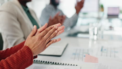 business meeting applause